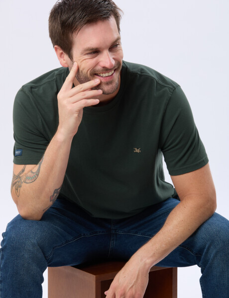 REMERA BÁSICA DE ALGODÓN Verde