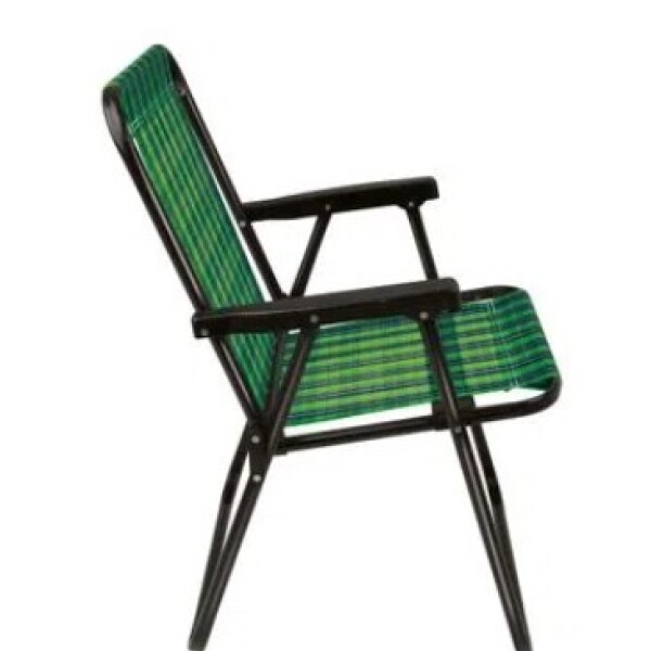 SILLA ALTA CUADROS NEGRO/VERDE NEGRO