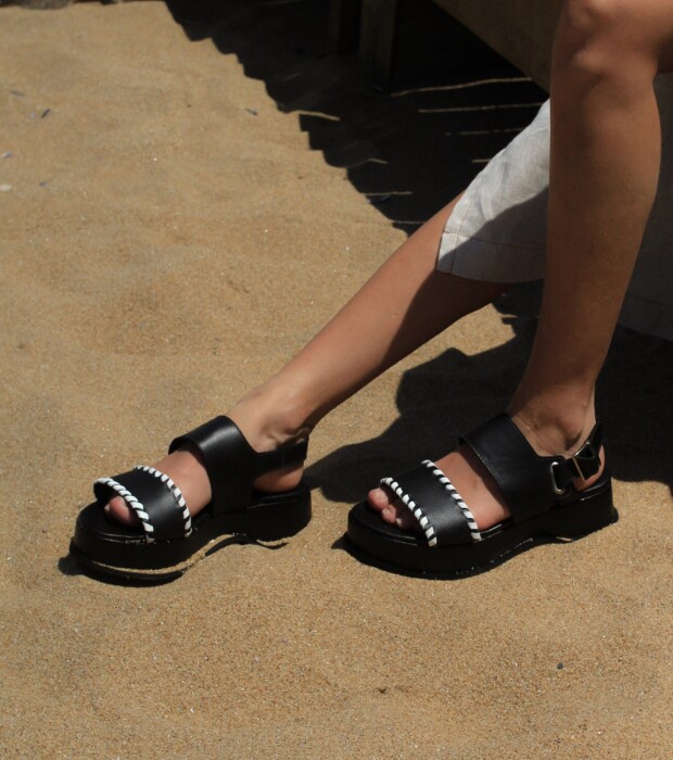 Sandalias Jacinta Negro