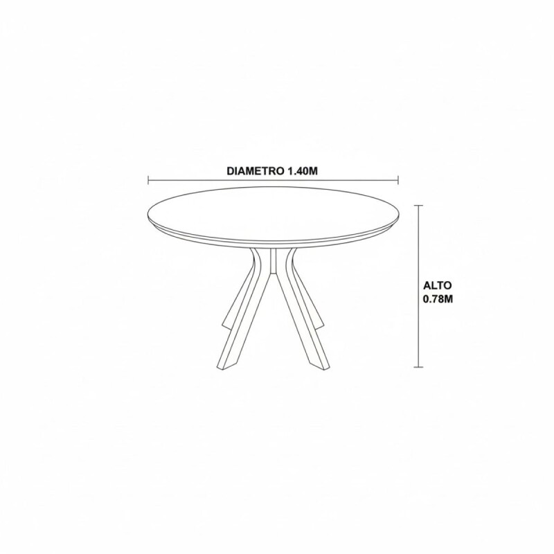 JUEGO COMEDOR NEW TIMBA/SE/6 - CREMA 305540 (CD) Unica