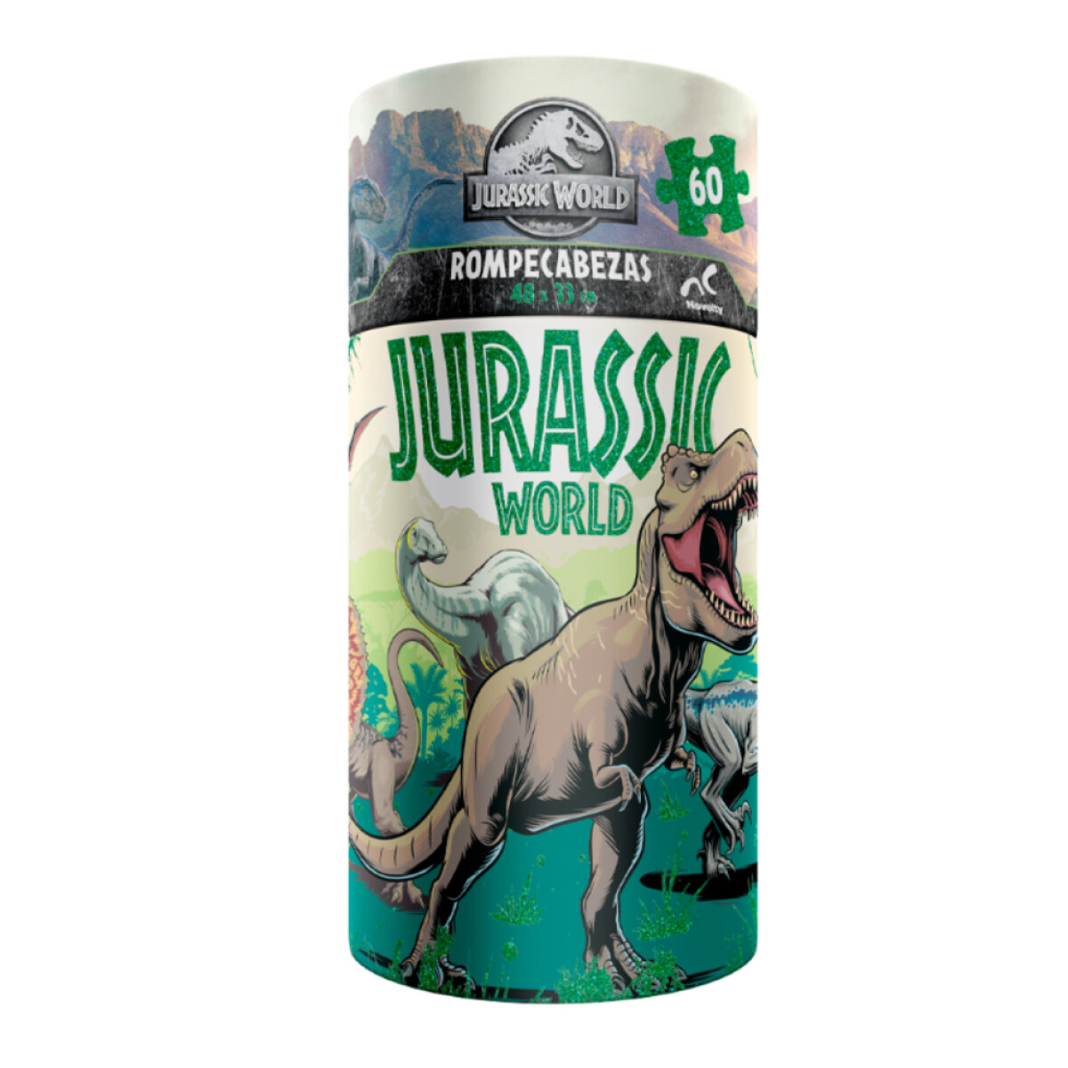 PUZZLE EN CILINDRO JURASSIC WORLD 