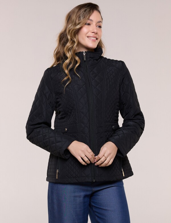 Campera Capitoneada NEGRO