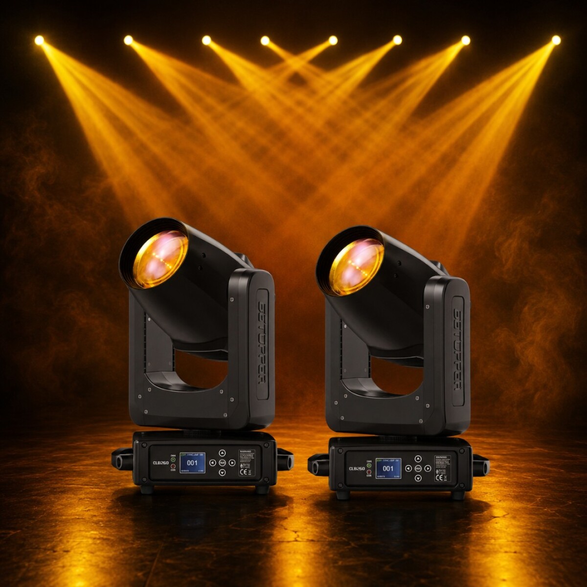 COMBO BIG DIPPER CLB260 2 CABEZAS MOVILES CON ESTUCHE 