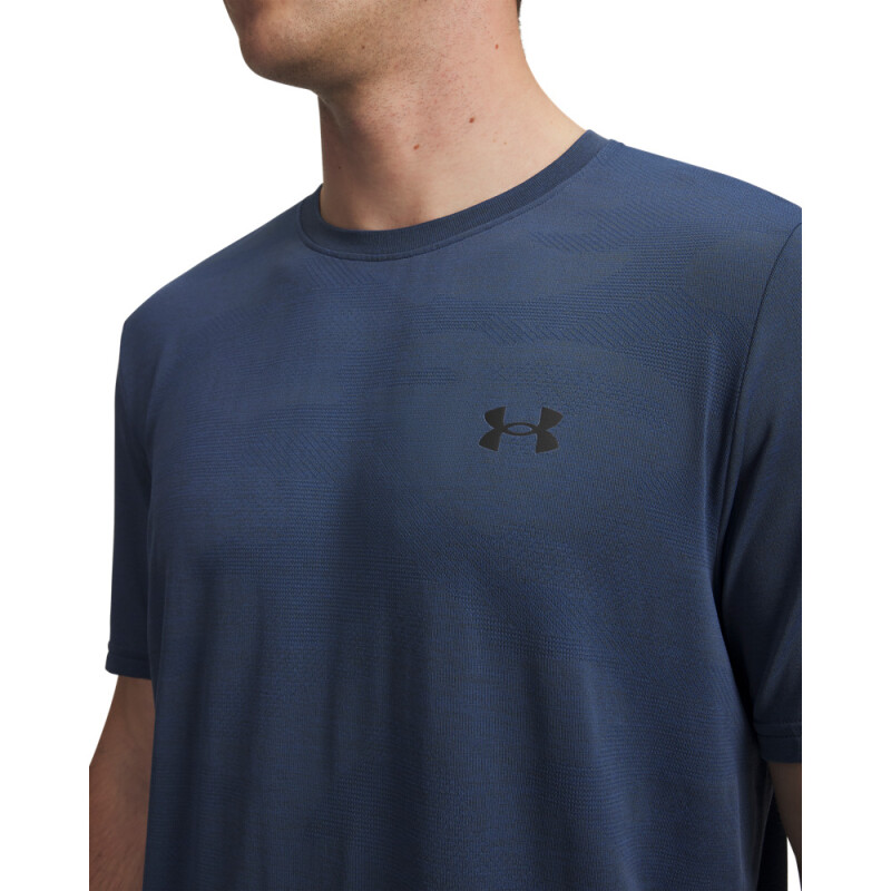 UA Vanish Elite Smls SS Camo-BLU BLU-498