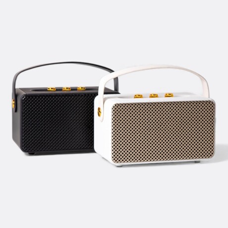 Parlante Rectangular Chico Blanco