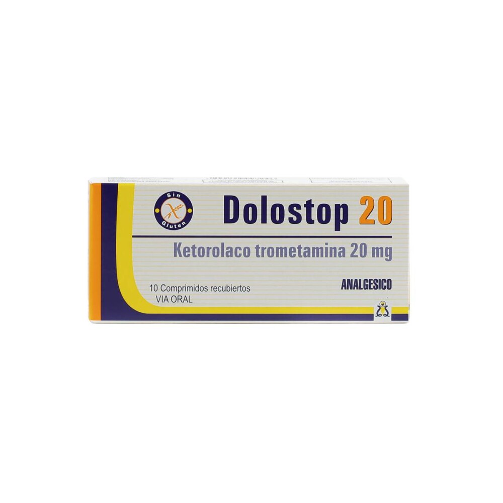 DOLOSTOP 20 MG. CJ X 10 COMPRIMIDOS única