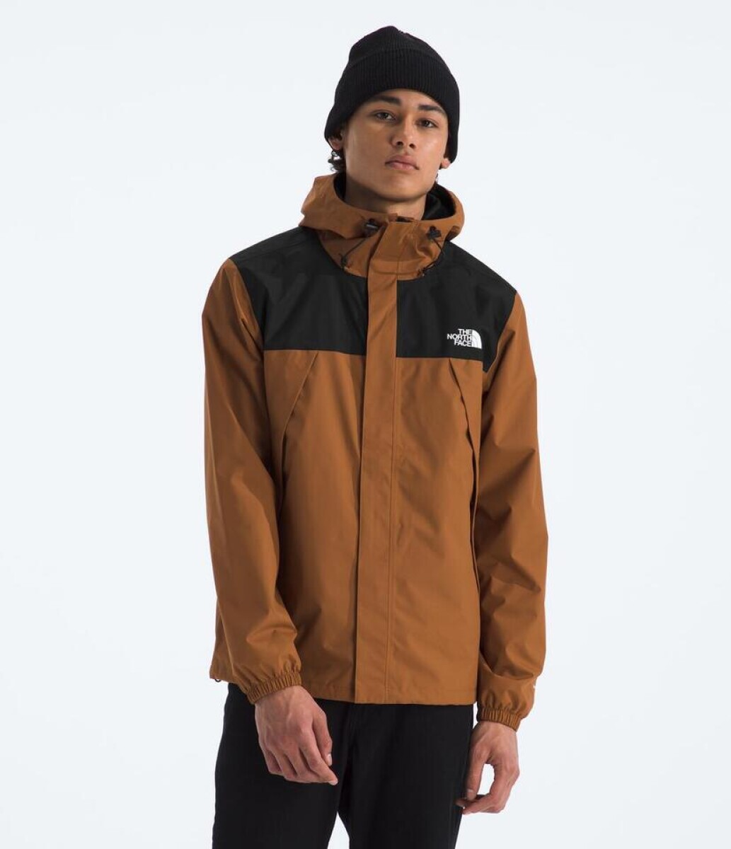Campera Impermeable Antora hombre - Burnt Umber/tnf Black 