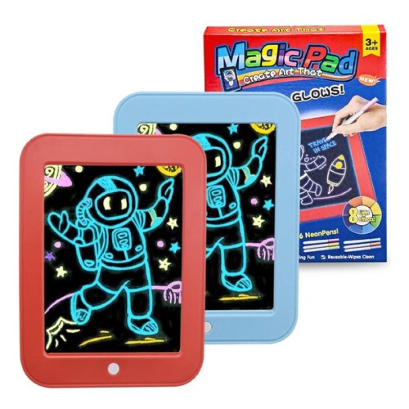 Pizarra infantil traslúcida Magic Board neón con luz LED Pizarra infantil traslúcida Magic Board neón con luz LED