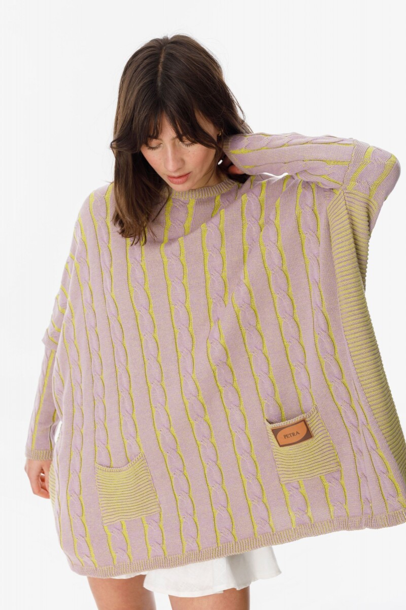 Sweater Oceano Lila/Amarillo