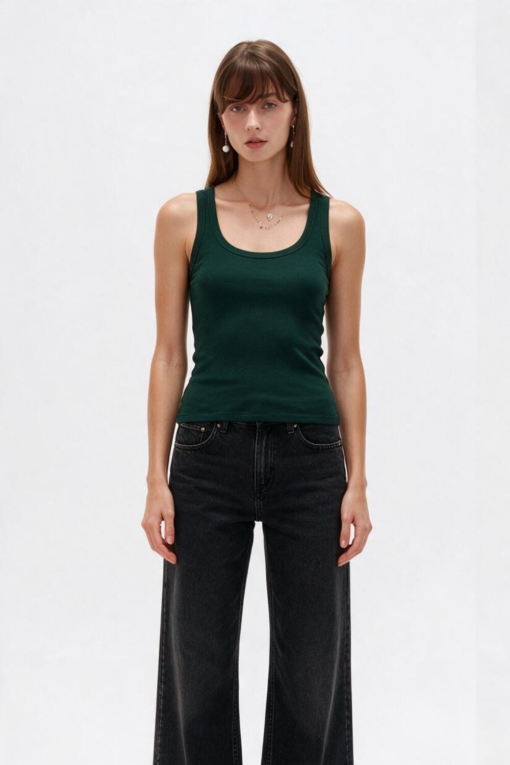 Musculosa Malisa Petroleo Oscuro