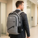 Mochila Viaje Urbana Antirrobo Notebook Matein 103500 Gris Oscuro
