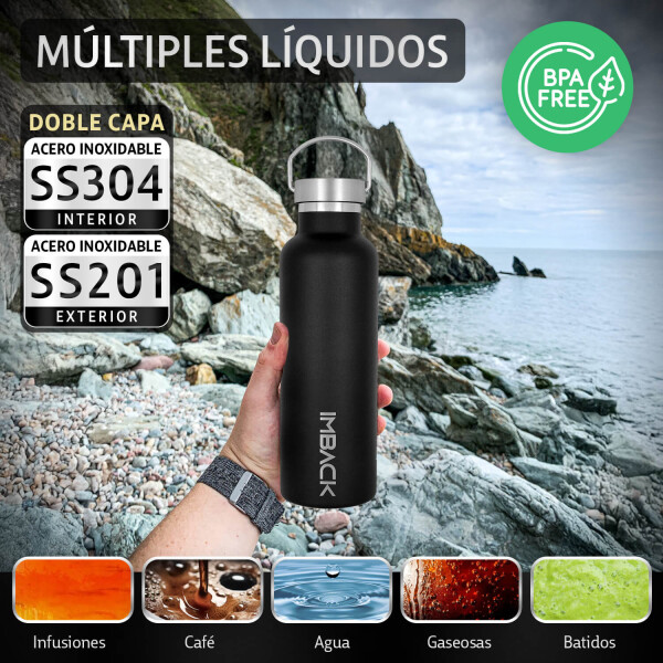 Botella Termica Agua Termo 750ml Acero Inoxidable Doble Capa Botella Termica Agua Termo 750ml Acero Inoxidable Doble Capa