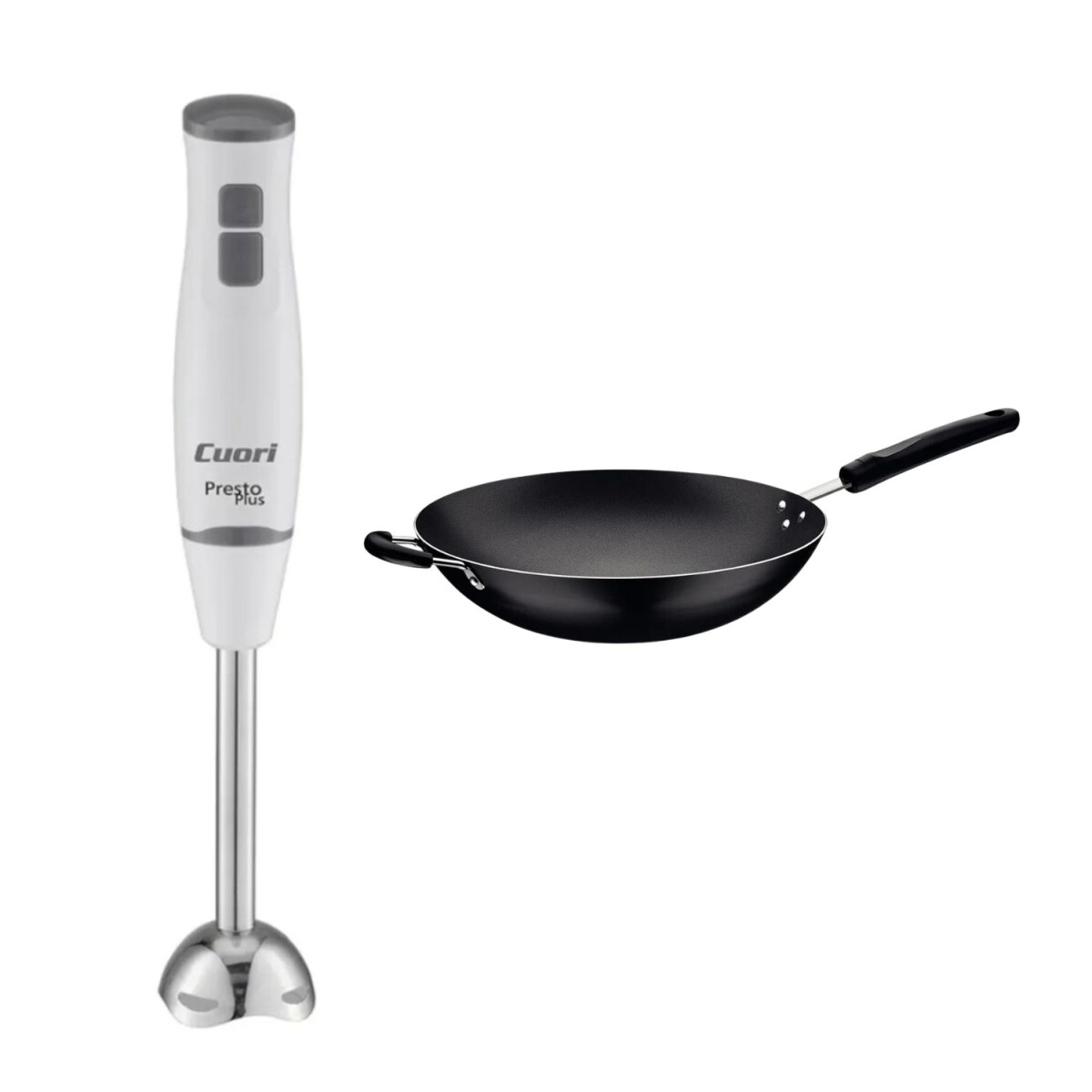 Combo Cocina Mixer Cuori Potente + Sartén Wok Antiadherente 