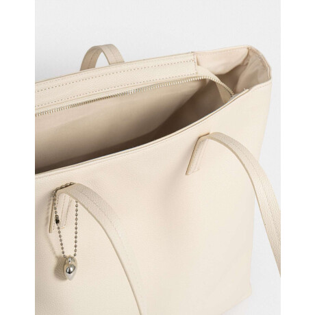 Cartera Shopper Special Price Blanco Crudo