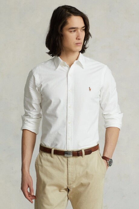 Camisa Oxford Polo Ralph Lauren Blanco