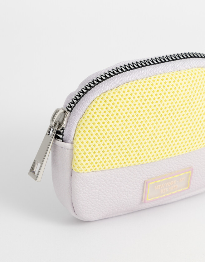 Monederos Color Block Monedero Colorblock - Combinacion Bicolor