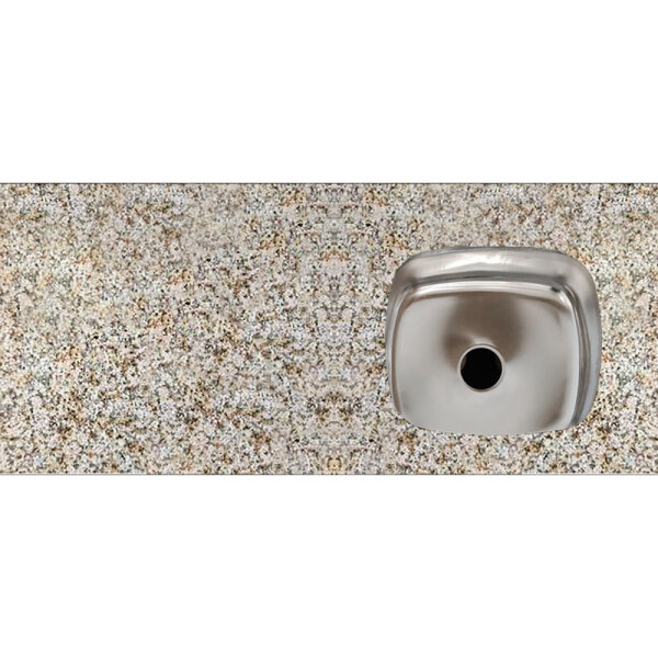MESADA DE GRANITO MARACUYA PUL CON PILETA DERECHA SIN HUECO PARA GRIFERÍA / 122X52 CM Mesada De Granito Maracuya Pul Con Pileta Derecha Sin Hueco Para Grifería / 122x52 Cm