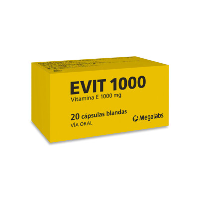 Evit 1000 Mg. 20 Caps. Evit 1000 Mg. 20 Caps.