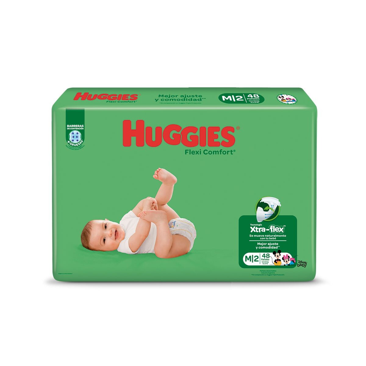 HUGGIES ACTIVE SEC MEDIANO ULTRAPACK PAQ 