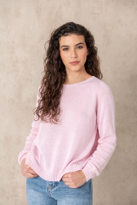 Sweater liso Rosa