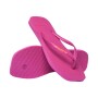 Sandalias Havaianas Slim Square Logo Pop Up Mujer Rosa Gum