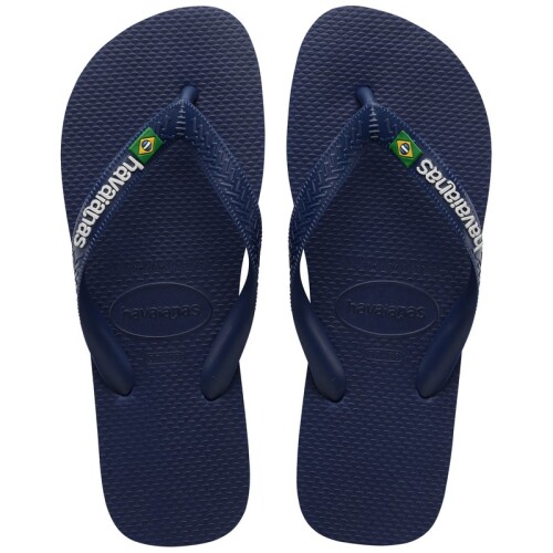 Ojotas Havaianas Brasil Logo Azul