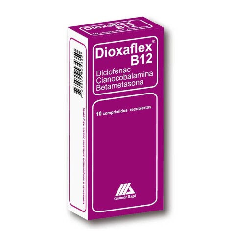 Dioxaflex B12 por 10 Comprimidos Dioxaflex B12 por 10 Comprimidos