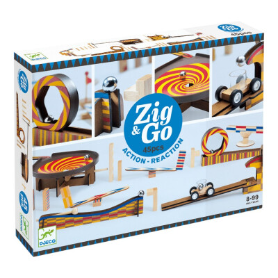 Juego de Mesa Zig & Go 45 Piezas Djeco Juego de Mesa Zig & Go 45 Piezas Djeco