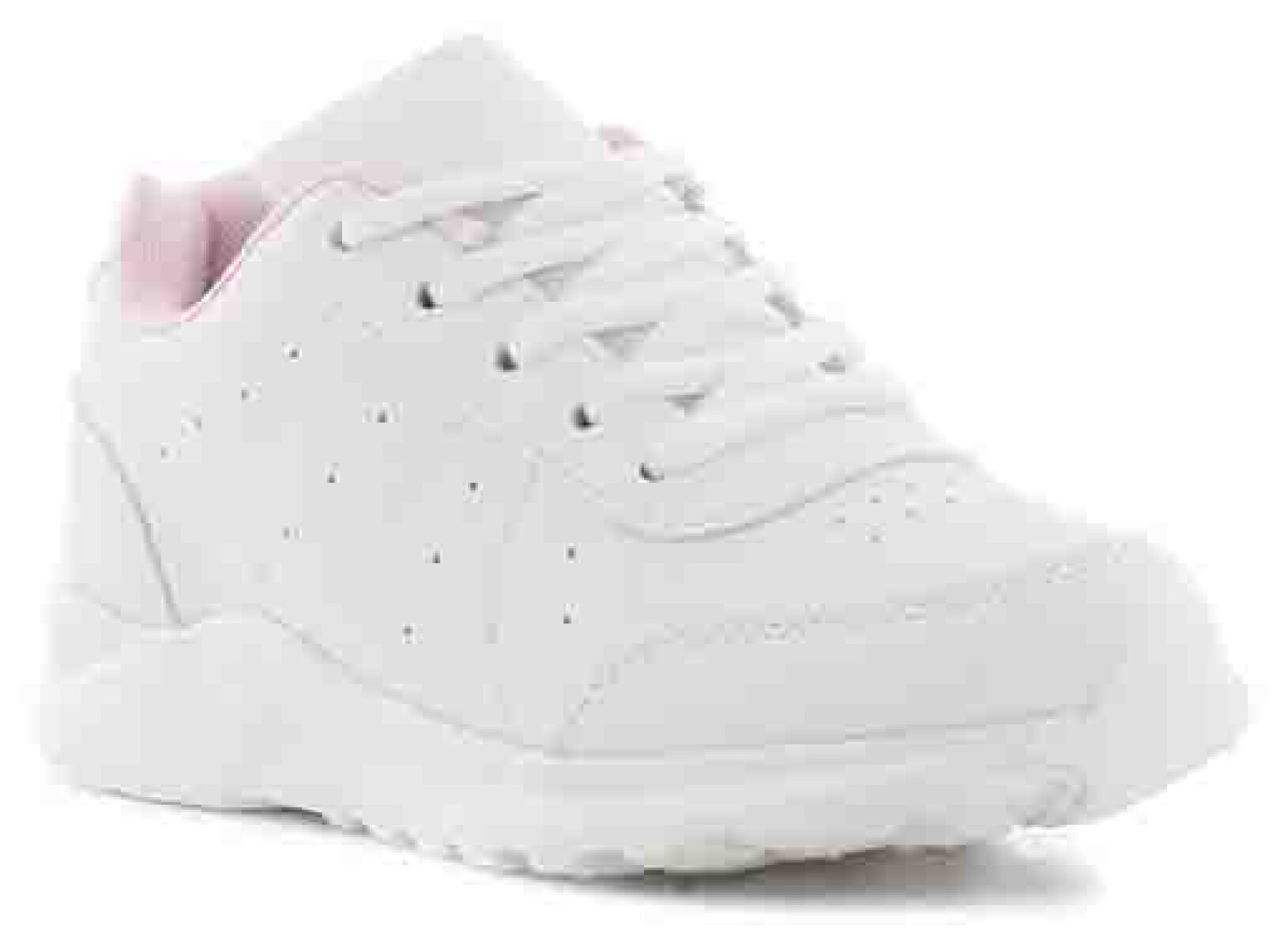 Championes Infantiles Boomerang BUZ acordonado - Blanco - Rosado 