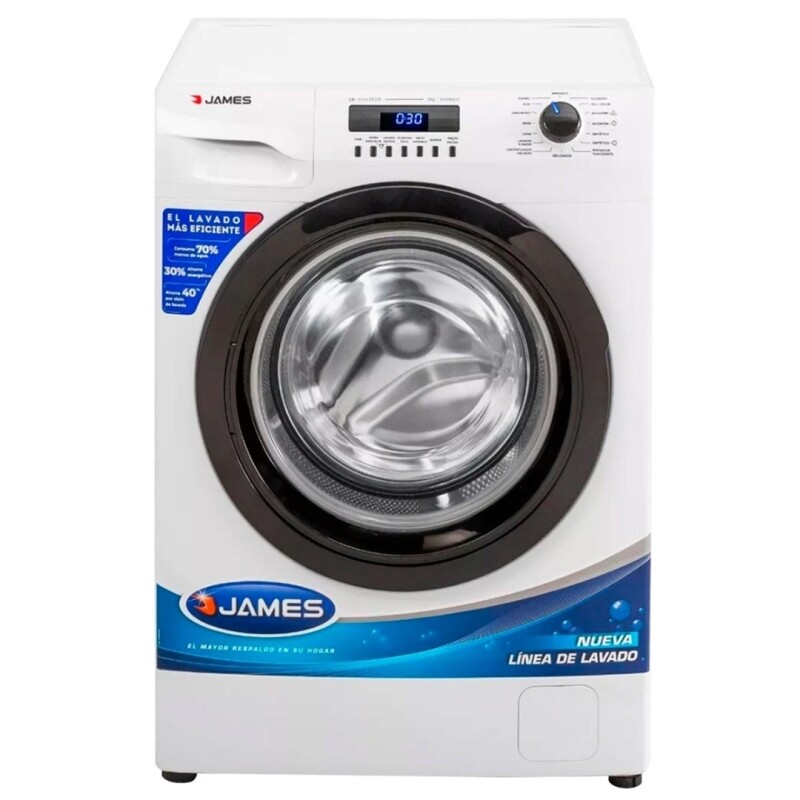 Lavarropas James Lr 8120 Plus 8 Kg Carga Frontal Unica