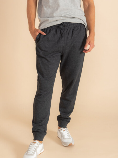 Pantalón deportivo con puño Gris Oscuro