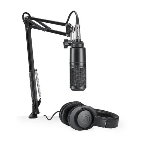 Pack Para Streaming Audio Technica Mic 2020 Y Auricular M20x Pack Para Streaming Audio Technica Mic 2020 Y Auricular M20x
