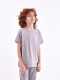 REMERA FELIPE TEEN GRIS OSCURO