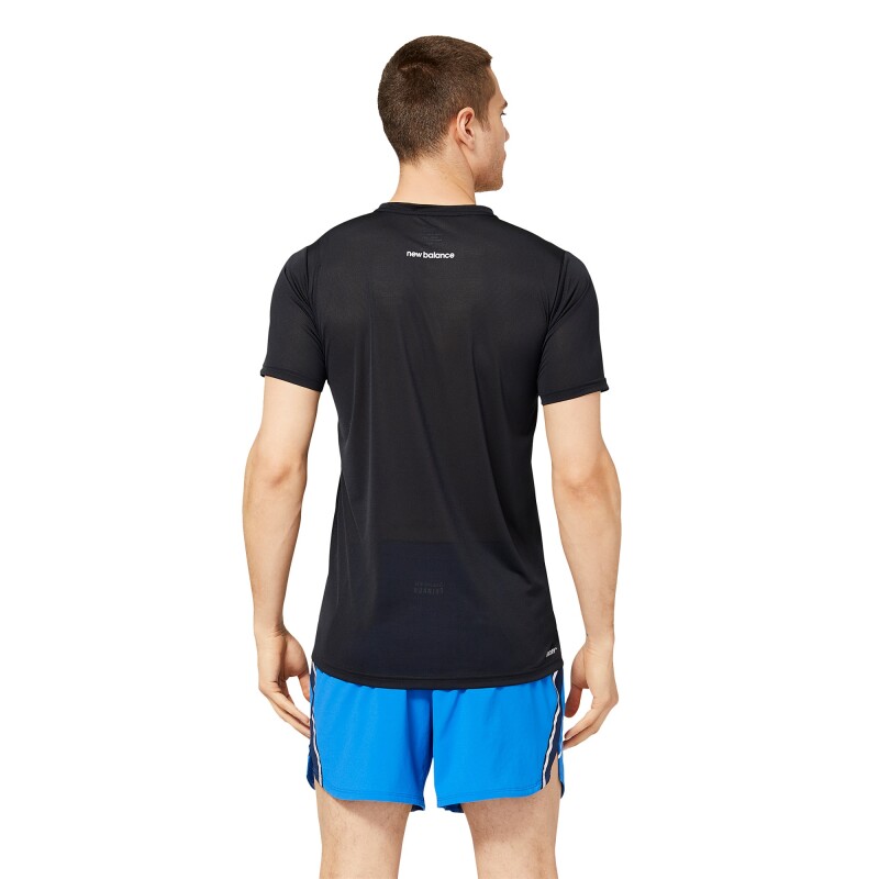 Remera New Balance de hombre - MT23222BK BLACK