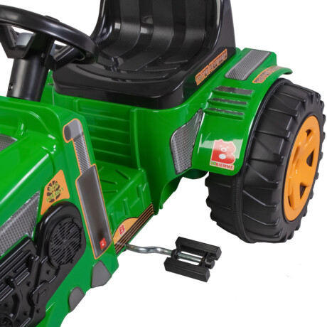 Auto Tractor A Pedal +Remolque Infantil Hecho Brasil Verde