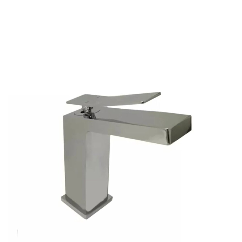 Grifería de lavatorio Monocomando de mesada Prisma cromada Grifería De Lavatorio Monocomando De Mesada Prisma Cromada
