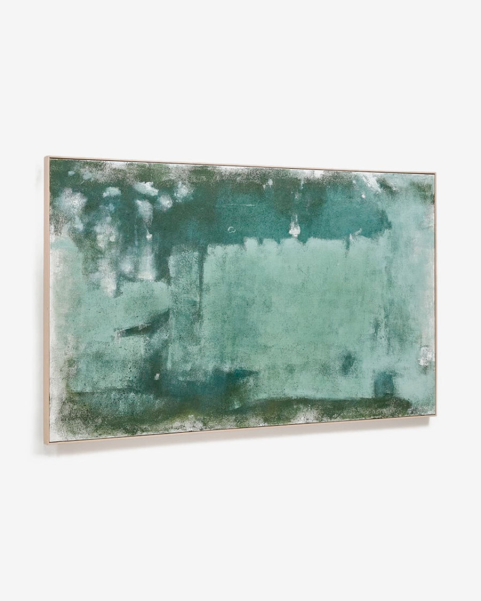 Cuadro abstracto Selnar - verde 202 x 122 cm 