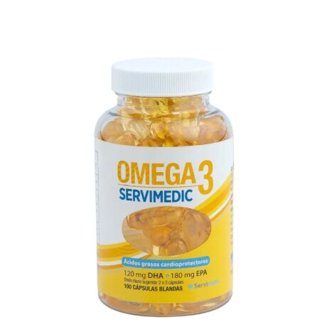 ¡OFERTA IMPERDIBLE! Omega 3 x 100 caps Servimedic ¡OFERTA IMPERDIBLE! Omega 3 x 100 caps Servimedic