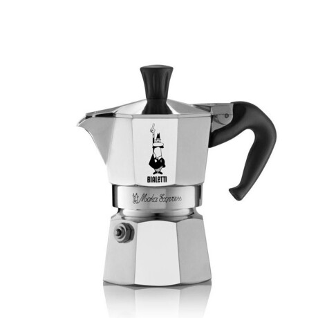Cafetera Bialetti Aluminio MOKA2 Clásica 2 Pocillos ALUMINIO
