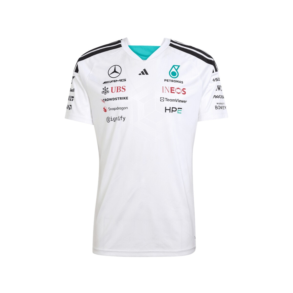 Remera adidas Piloto Mercedes AMG Petronas - White 