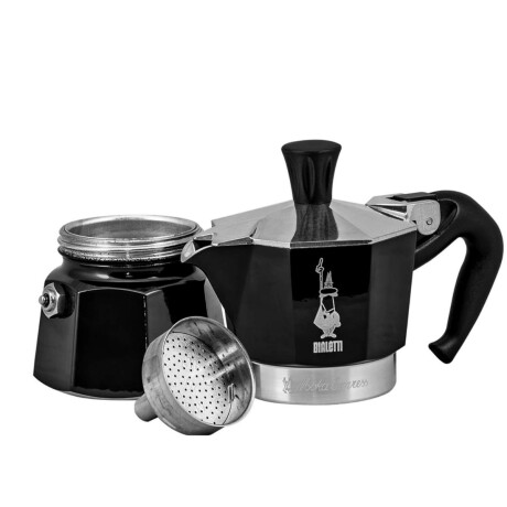 Cafetera Moka Express Negra 130ml 3 Tazas Bialetti Cafetera Moka Express Negra 130ml 3 Tazas Bialetti