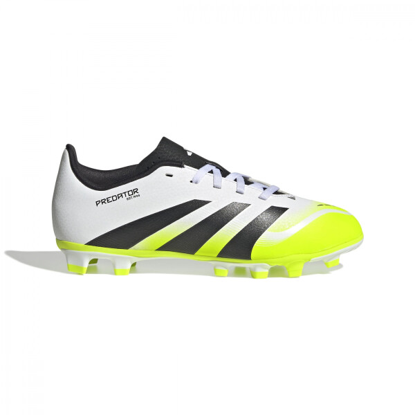 Championes Futbol Cancha ADIDAS PREDATOR de Niños - JH8868 Blanco-fluor