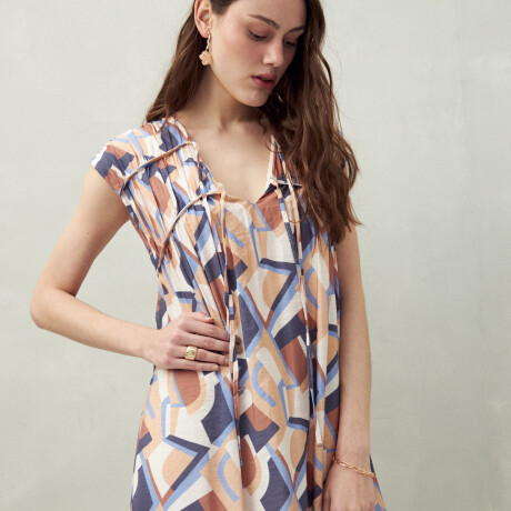 VESTIDO WILLA PRINTED Multicolor