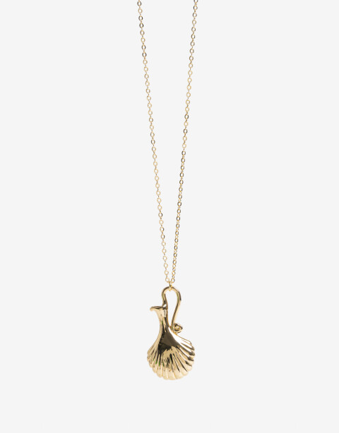 Collares Largos Color Collar Largo Metal Florero - Dorado
