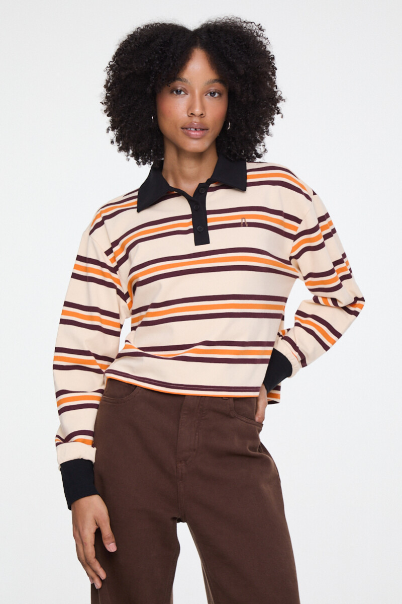 BLUSA POLO RAYADA 