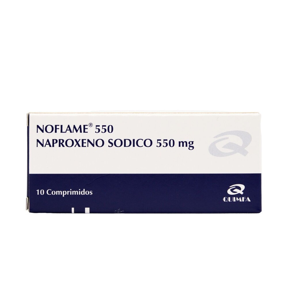NOFLAME 550 MG. CJ X 10 COMP. única