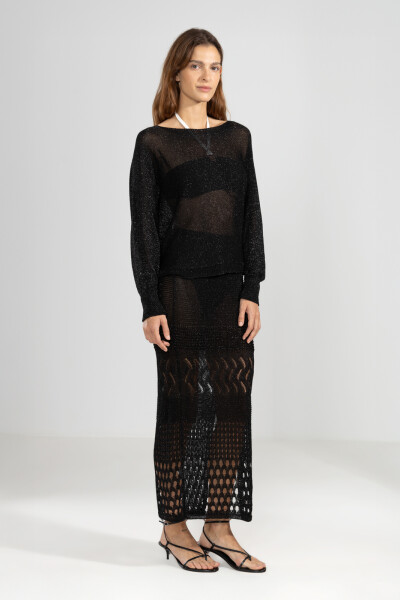 LU SKIRT Black