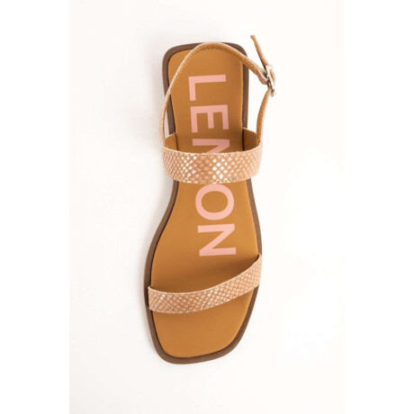 Sandalia Texturada Beige
