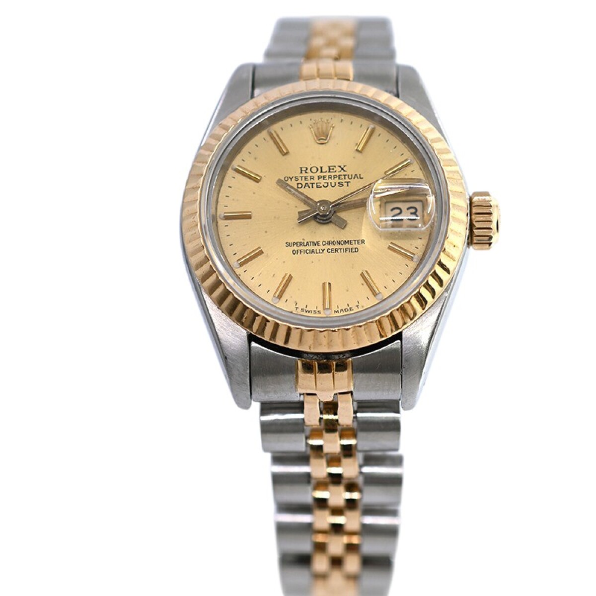 Rolex datejust 69173, acero y oro 26mm, año 1987. 