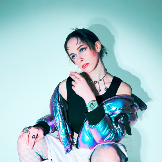 Reloj CASIO G-SHOCK GMAS110VW-2ADR en Resina Celeste Esfera 46mm 0